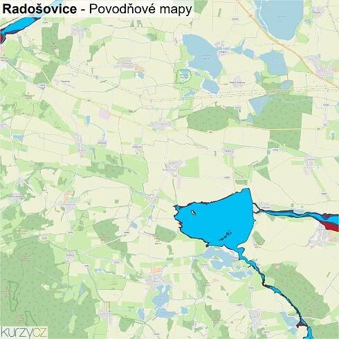 Radošovice - mapy | Kurzy.cz