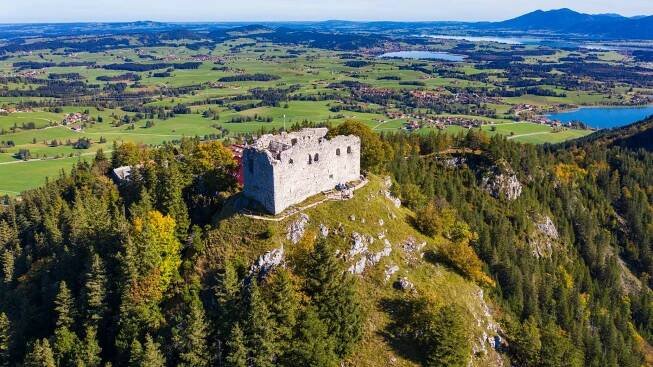 Früher war sie ein imposantes Bauwerk, heute die höchste Burgruine Deutschlands