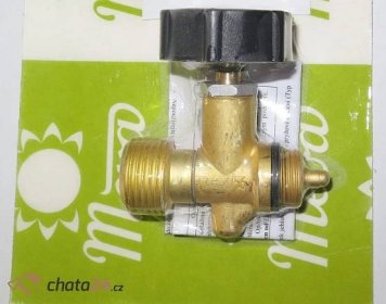 Plynový ventil na PB láhve 2kg - koncovka W 21,8 L | Chata24.cz