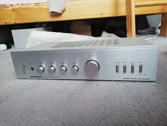 HiFi ZESILOVAČ STEREO VINTAGE S GRAMOFON VSTUPEM
