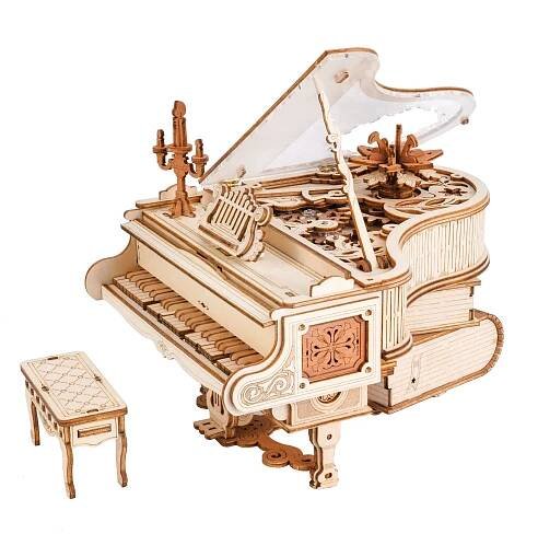 Robotime Rokr Magic Piano Mechanical Self-playing Music Box | Robotime Figure Shop - Official Robotime Figure Store