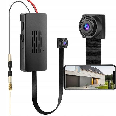 MINI SPY KAMERA IP WIFI HD SKRYTÁ DETEKCE + dárek | Aukro
