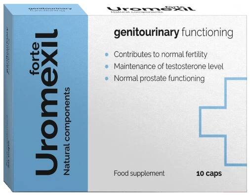 Uromexil Forte kapsle - cena, složení, účinky, recenze, lékárna
