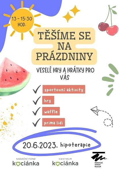 Těšíme se na prázdniny - Centrum Kociánka