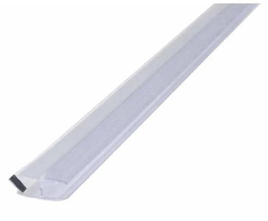 MEREO Magnetická lišta bílá, pro skla serie Novea, 45°, výška 2 m, pro sklo 6 mm, 1 ks (CKND12ZM)
