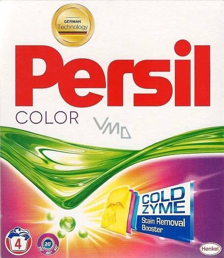 Persil ColdZyme Color washing powder for colored laundry 4 doses 280 g - VMD parfumerie - drogerie