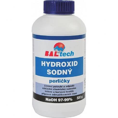 Baltech Hydroxid sodný perličky k čištění potrubí a odpadů 500 g