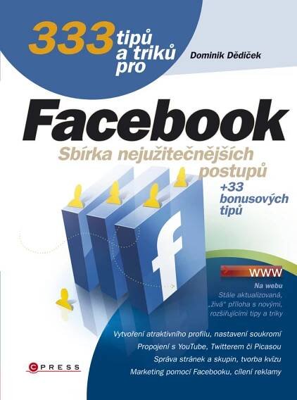 Kniha 333 tipů a triků pro Facebook - Trh knih - online antikvariát