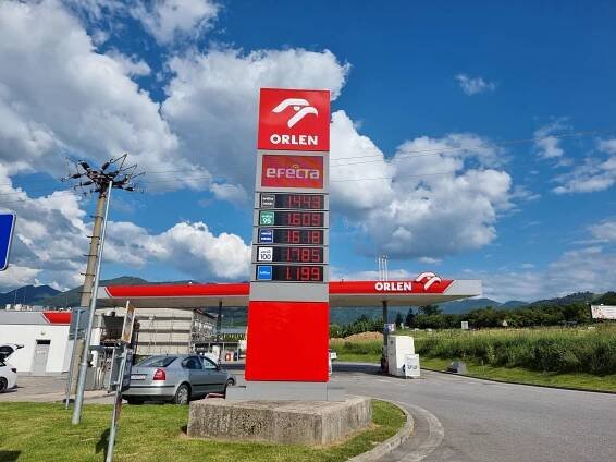 Cena benzinu a nafty na Slovensku