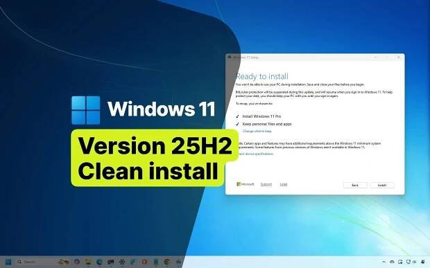 Windows 11 24H2 clean install