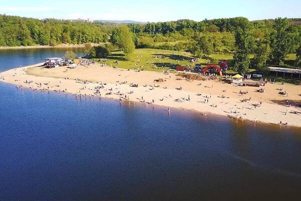 Koupaliště přehrada Hostivař foto 1