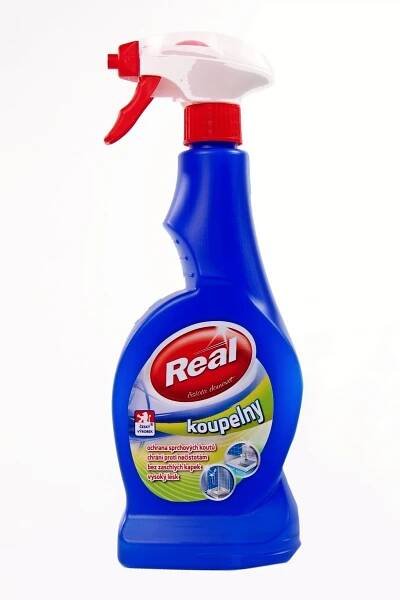 Real čistič koupelen s pumpičkou 550g - Papir.cz - potřeby pro restaurace, hotely, kavárny