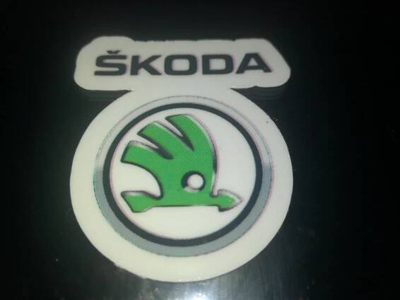 Škoda samolepka