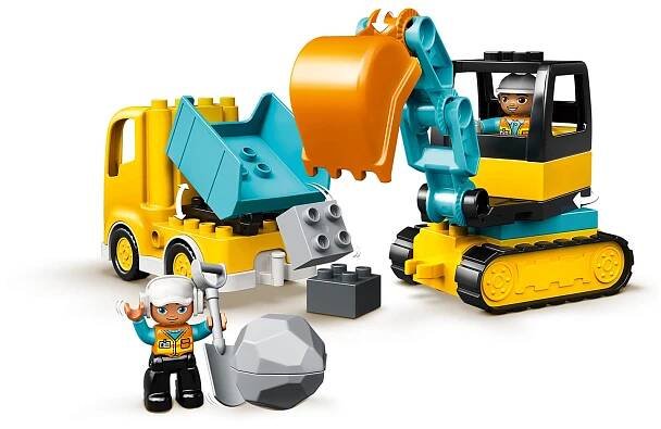 LEGO DUPLO Town 10931 Náklaďák a pásový bagr
