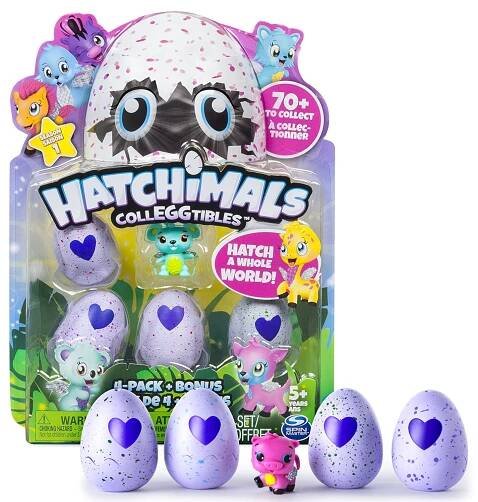 Hatchimals sběr. zvířátka ve vajíčku Čtyřbalení s bonusem