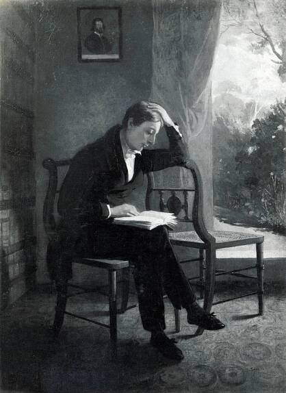 A portrait of John Keats. Photo by Getty/Bettmann/Contributor.