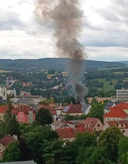 Požár chaty v Tachově | Krimi Plzeň