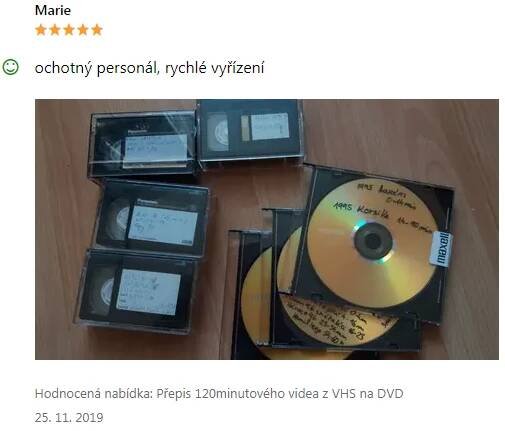 Digitalizace a převod VHS - Videotech.cz