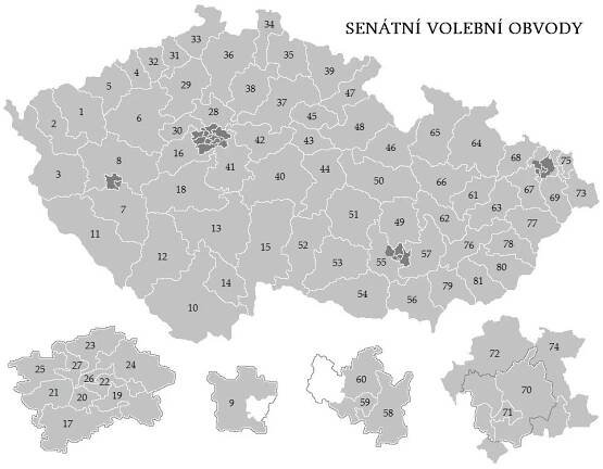 Hranice senátních obvodů už nepůjde měnit tak snadno jako dosud