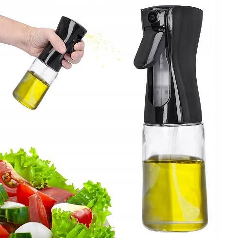 SKLENĚNÝ ROZPRAŠOVAČ NA OLEJ A OLEJ 200 ML LÁHEV DÁVKOVAČ SPREJ