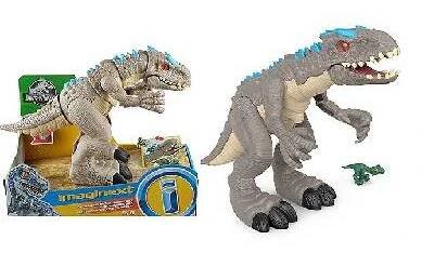 Mattel Fisher Price Imaginext ZUŘIVÝ INDOMINUS REX