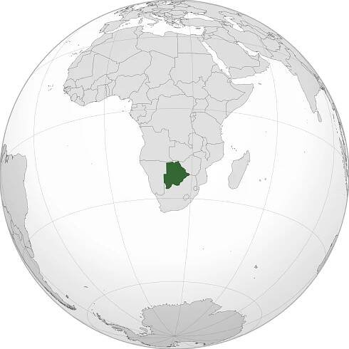 File:Botswana (centered orthographic projection).svg - Wikimedia Commons