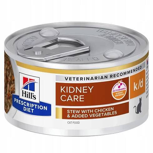 HILL'S PD Feline k/d Kidney Care Chicken Stew konzerva 82 g