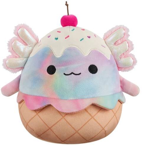 SQUISHMALLOWS Duhový axolotl – Tinley, 20 cm