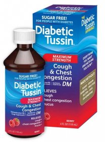 Diabetic Tussin DM Max Strength Cough & Chest Congestion Relief, Safe ...