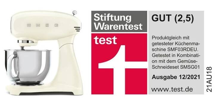 Stiftung Warentest bewertet SMEG mit GUT