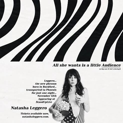 Stig Greve - Natasha Leggero - Touring & Album Artwork