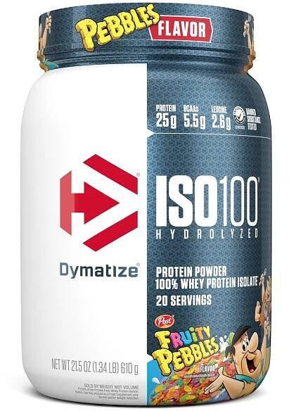 Dymatize ISO100 Hydrolyzed Whey Isolate Protein Powder, Fruity Pebbles, 20 servings - Walmart.com