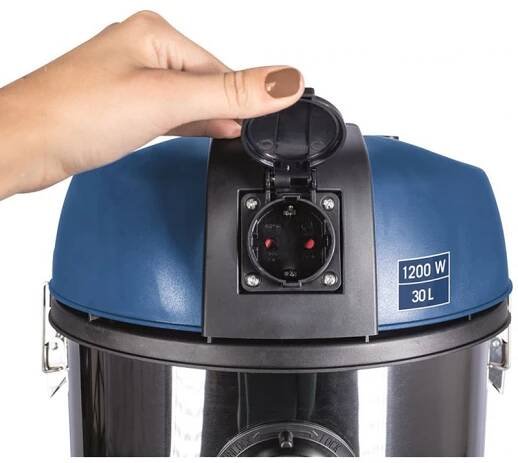 SCHEPPACH ASP 30 PLUS průmyslový vysavač na suché/mokré vysávání 30 l s mechanickým oklepem filtru 5907716903