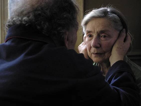 Editorial use only. No book cover usage.Mandatory Credit: Photo by Wega Film/Kobal/Shutterstock (5881781a)Emmanuelle RivaAmour - 2012Director: Michael HanekeWega FilmAUSTRIA / FRANCEScene Still