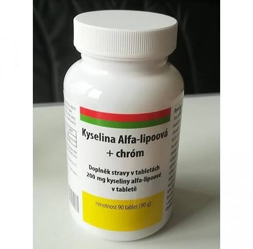 Kyselina alfa lipoová (kyselina thioktová, Vitamin B13) - Doplněk stravy