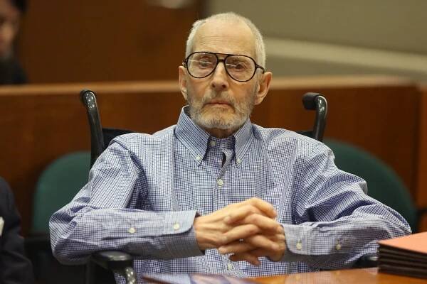 Robert Durst attends a motions hearing on capital murder charges in the death of Susan Berman in Los Angeles