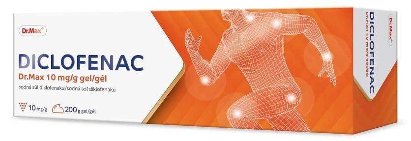 Dr. Max Diclofenac 10 mg/g gel 200 g