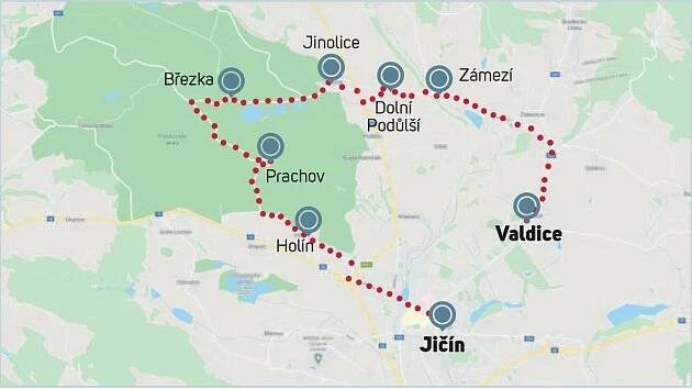 Mapa trasy