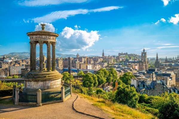 calton hill, edinburgh - edinburgh lothian - stock snímky, obrázky a fotky