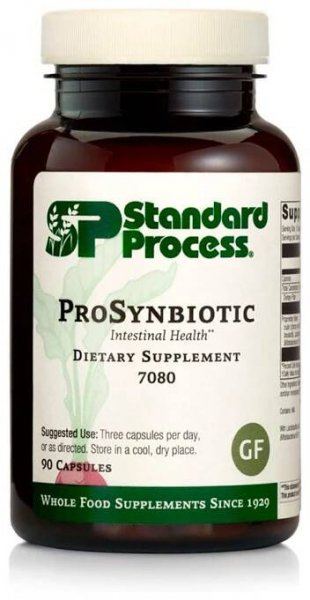 Standard Process ProSynbiotic - Whole Food Bowel, Immune Support, Digestion and Digestive Health with Bifidobacterium, Chicory Root, Lactobacillus...