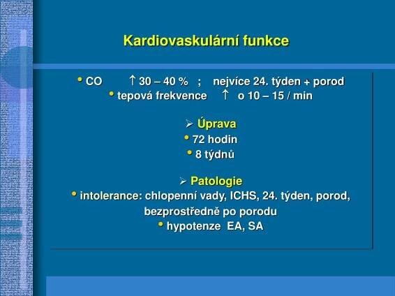 PPT - Fyziologie a patofyziologie v těhotenství, klinický význam a důsledky PowerPoint Presentation - ID:6212578