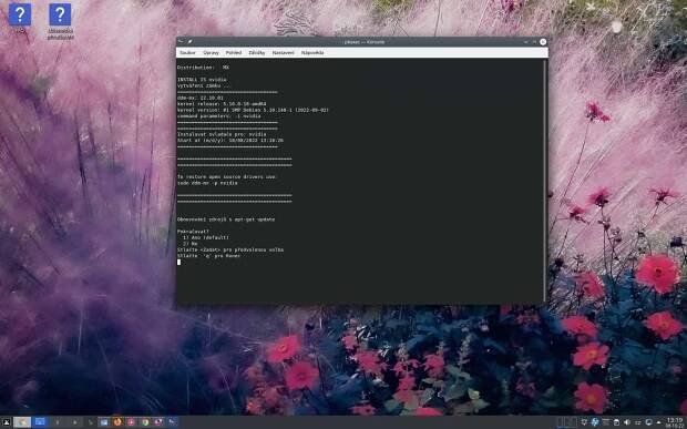 Instalátor ovladačů pro Nvidia