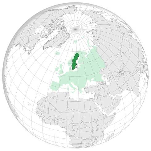 Sverige, plassering