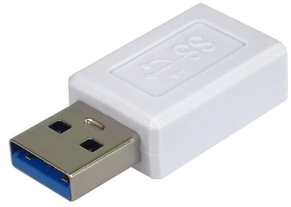 PremiumCord Adaptér USB 3.0 A/male - USB-C/female, bílá | KRUP