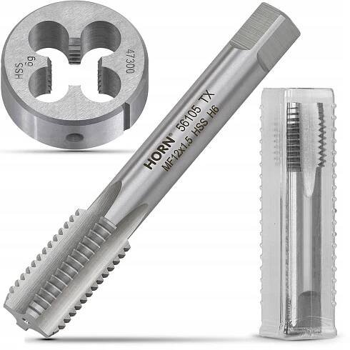 RUČNÍ ZÁVITNÍK M12x1.5 DIN-2181/1P + NARZYNKA
