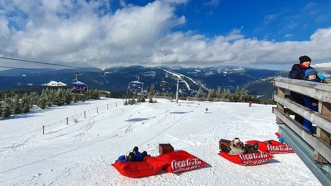 Ski areál Sv. Petr - Špindlerův mlýn.