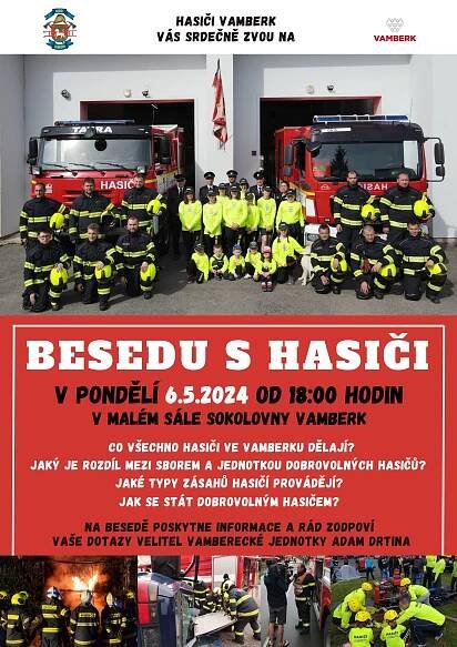 Beseda s hasiči