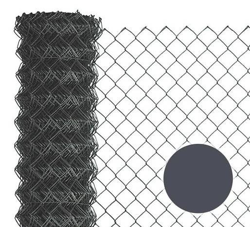 Poplastované pletivo antracit, 53x53 mm, výška 1,60 m, drôt 2,5 mm