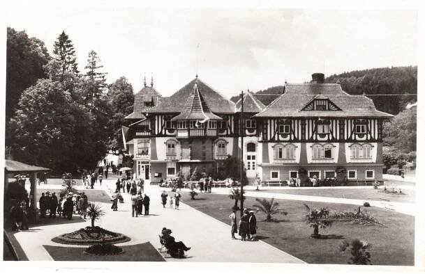 Luhačovice, lázně, okr. Zlín - Pohlednice místopis