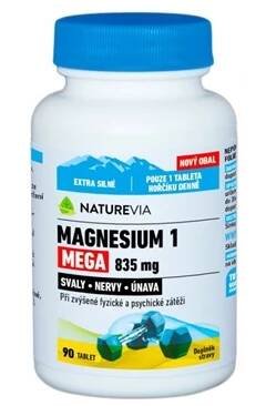 NatureVia Magnesium 1 Mega 835mg tbl.90